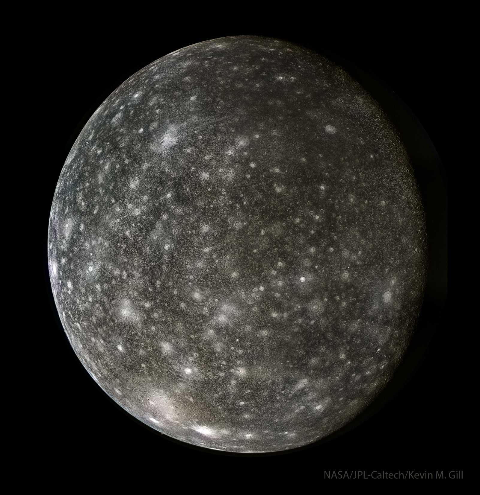 APOD: 2025 September 1 – Callisto: Dirty Battered Iceball
