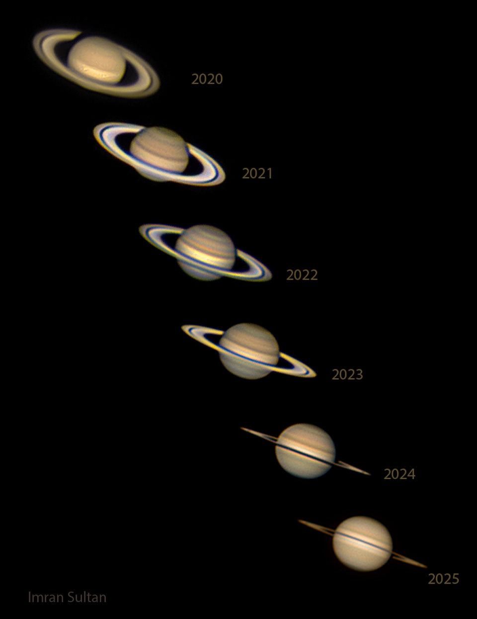 APOD: 2025 September 22 – Equinox at Saturn