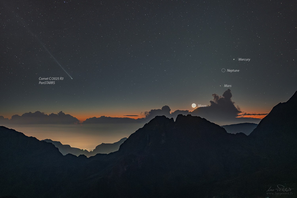 APOD: 2026 April 18 – PanSTARRS and Planets