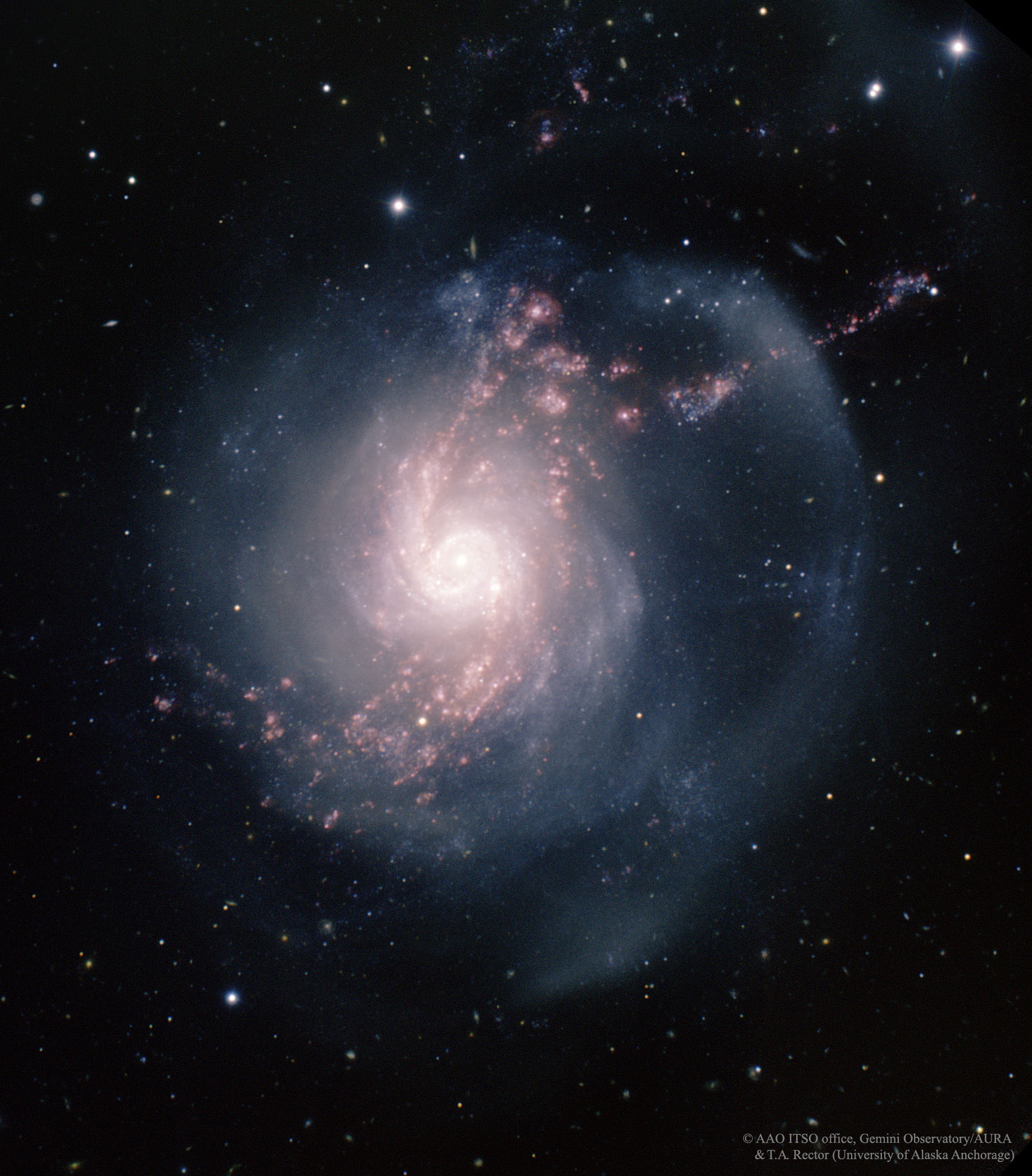 APOD: 2026 April 5 – NGC 3310: A Starburst Spiral Galaxy