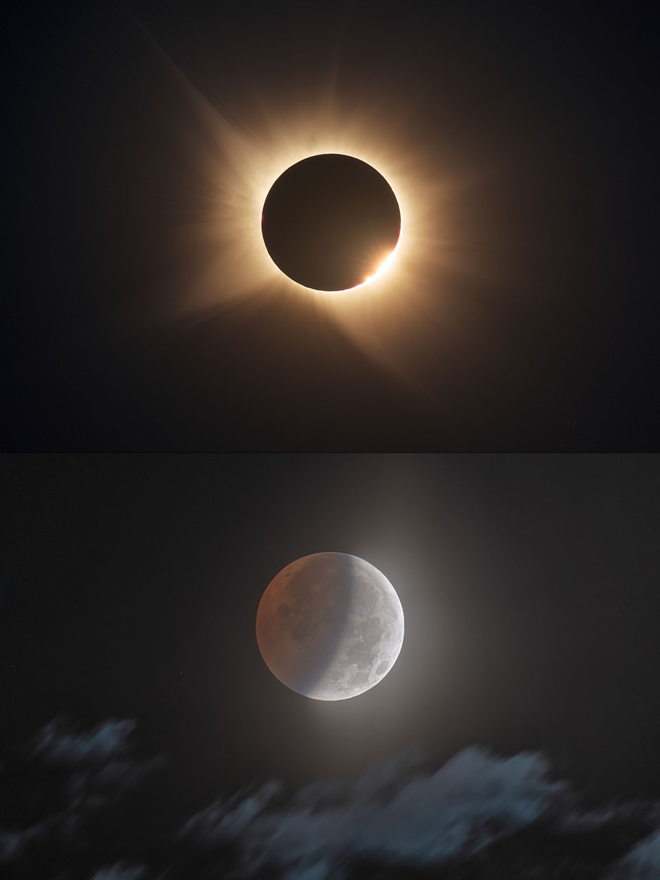 APOD: 2026 August 29 – Eclipse Pair – NASA Science