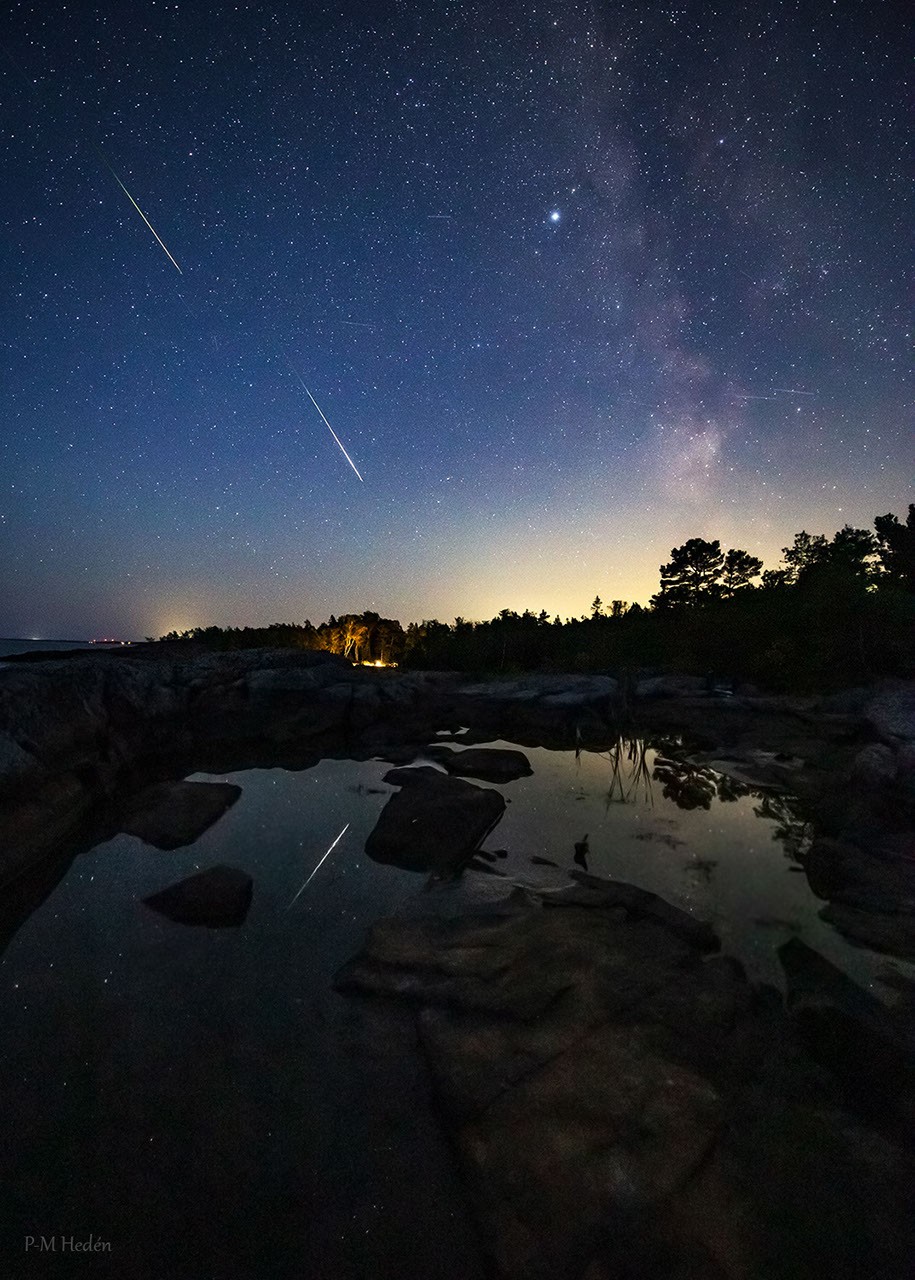 APOD: 2026 August 15 – Bright Perseids from Sweden