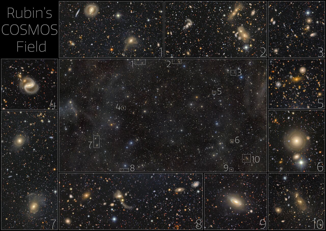 APOD: 2026 August 7 – Rubin’s Cosmos Field – NASA Science