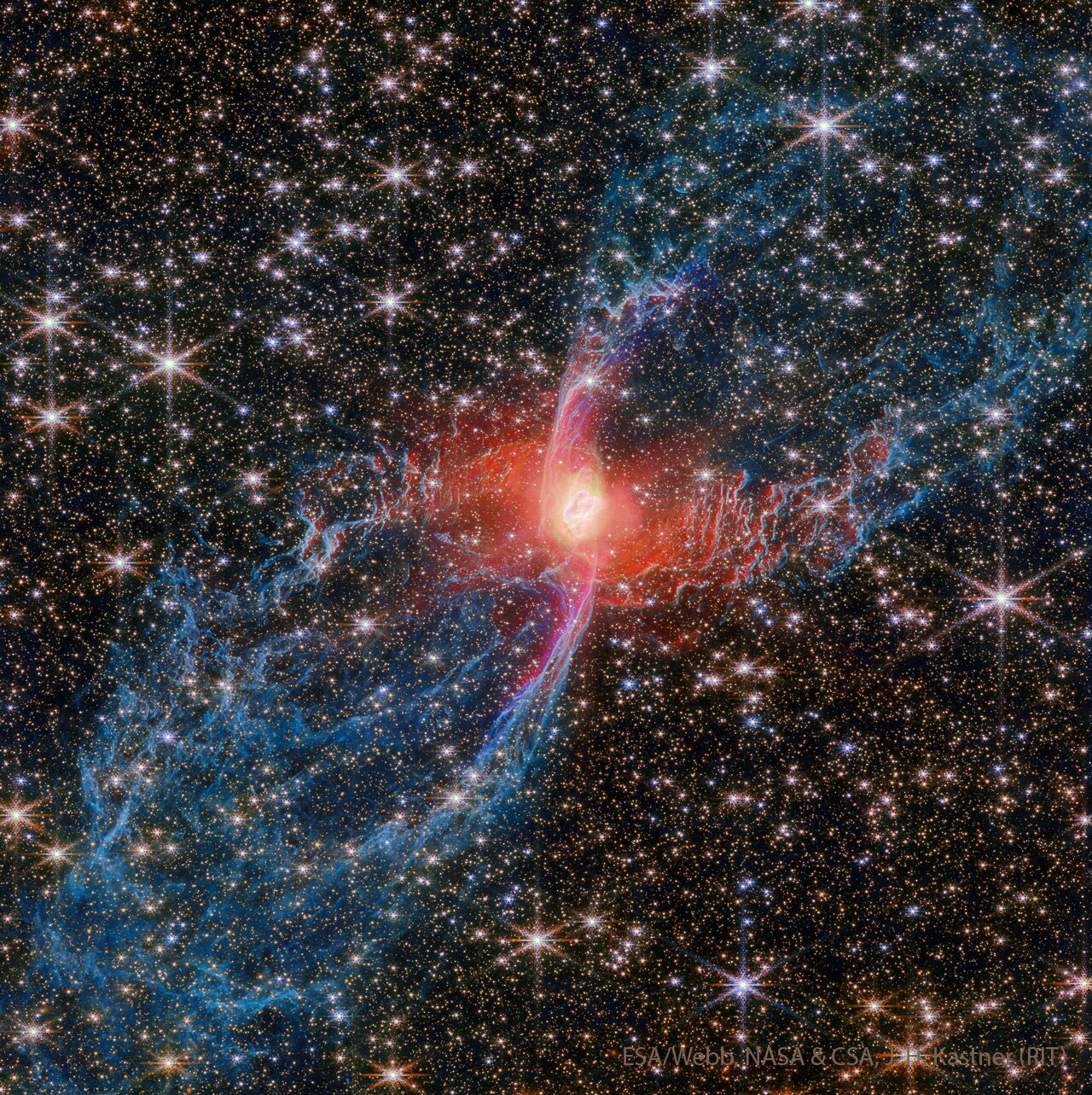 APOD: 2026 February 3 – Red Spider Planetary Nebula from Webb