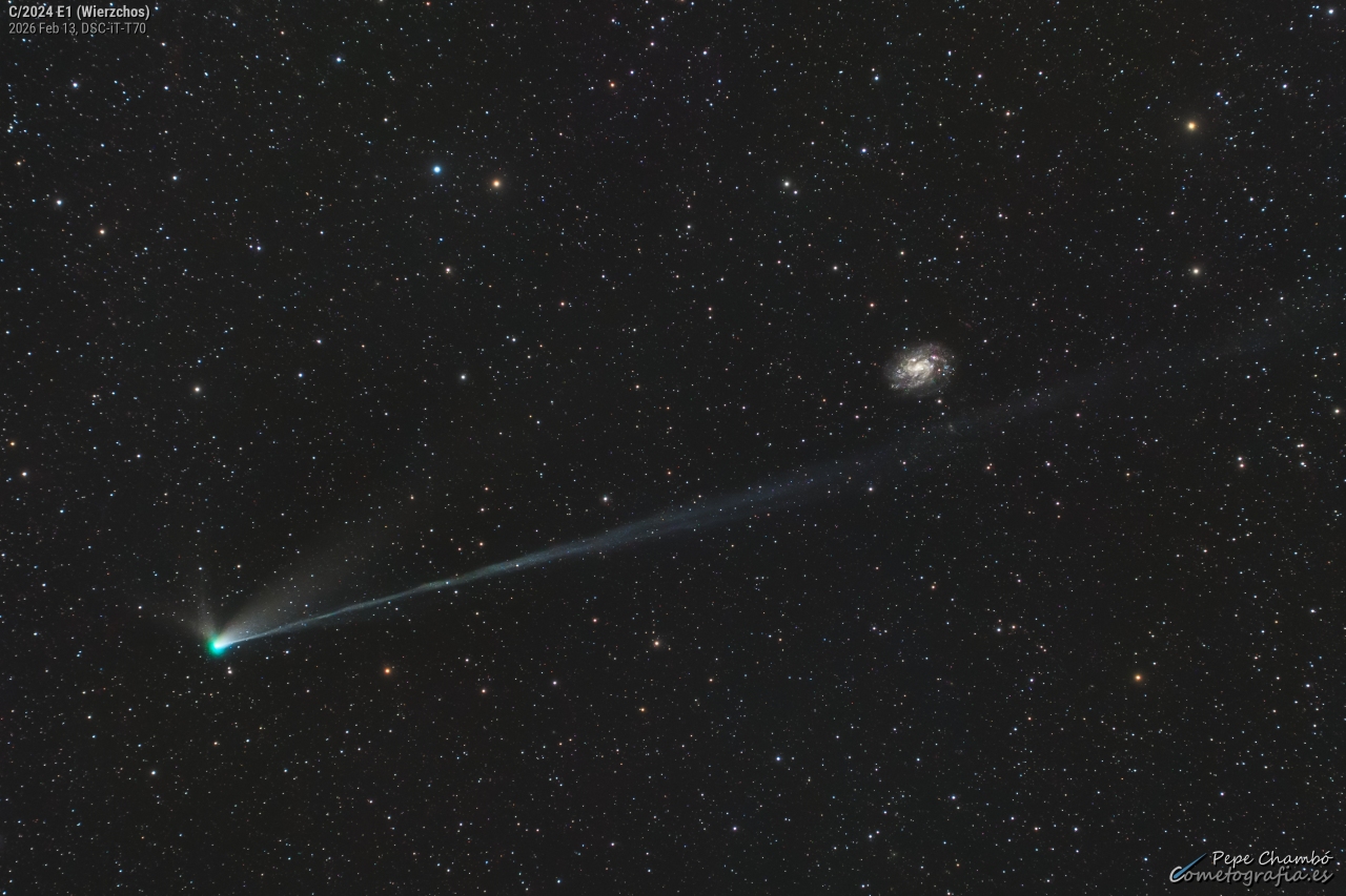 APOD: 2026 February 17 – Tails of Comet Wierzchoś