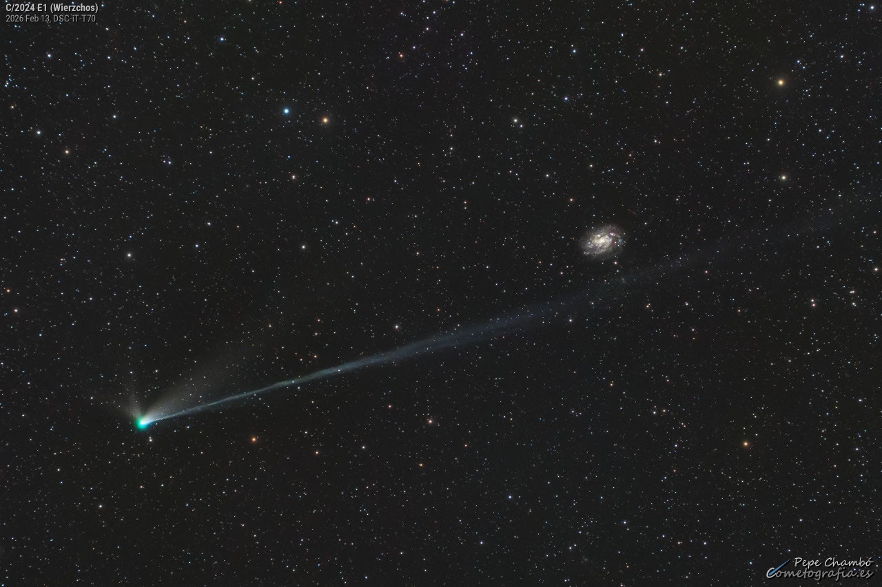 APOD: 2026 February 17 - Tails of Comet Wierzchoś - NASA Science