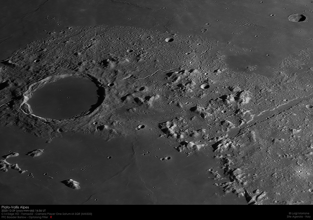 Plato and the Lunar Alps — APOD for 2026-01-15