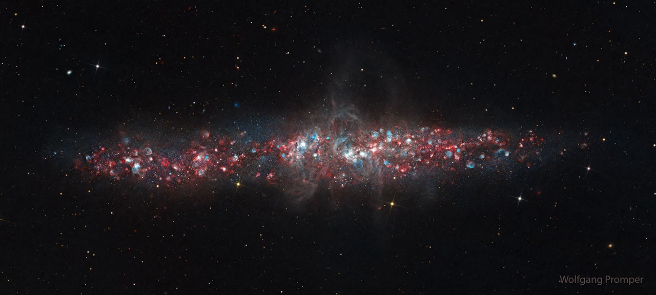 NGC 55: A Galaxy of Nebulas — APOD for 2026-01-26