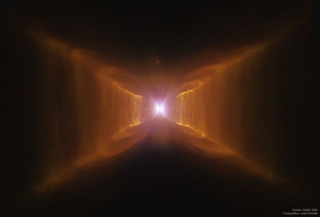 APOD: 2026 January 5 – The Red Rectangle Nebula from Hubble