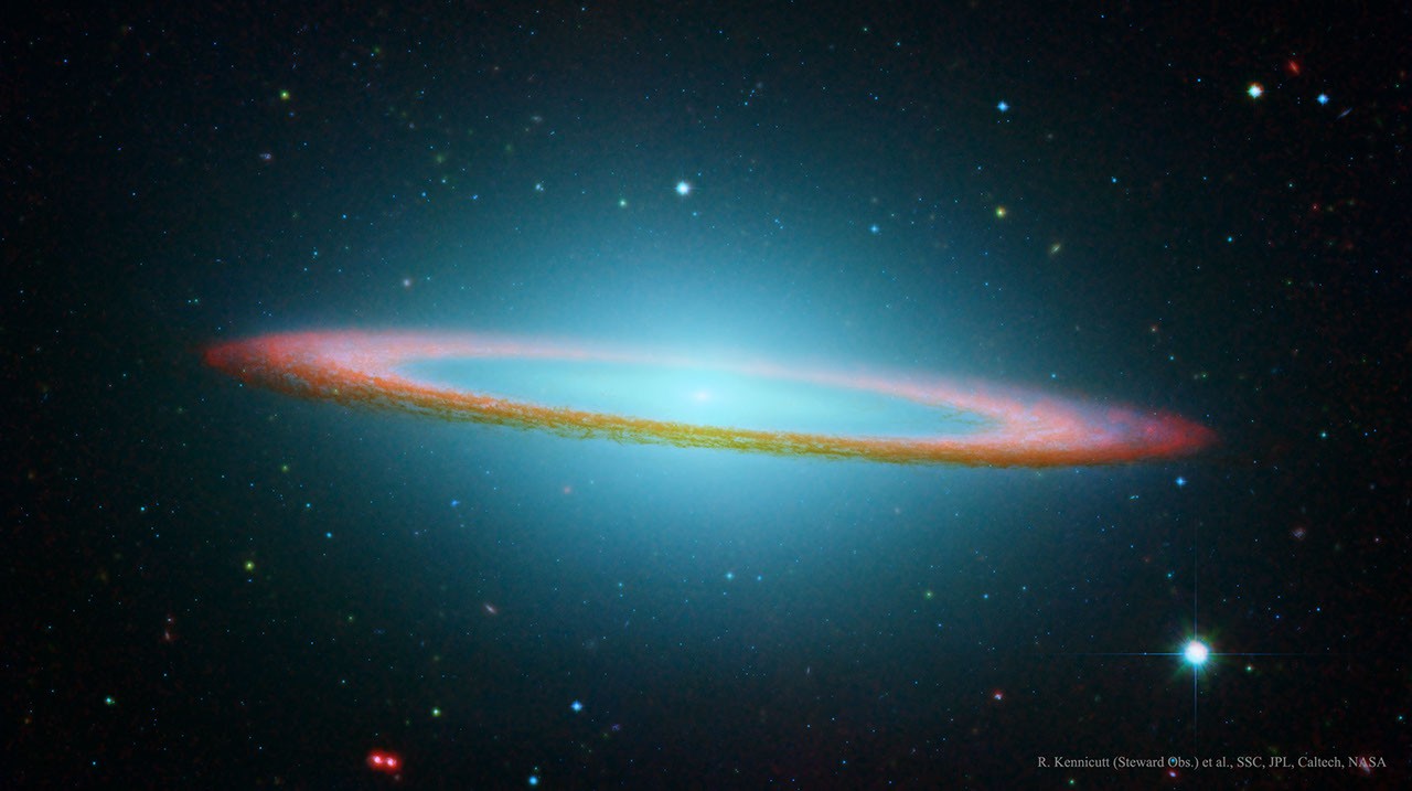 M104: The Sombrero Galaxy in Infrared — APOD for 2026-01-11