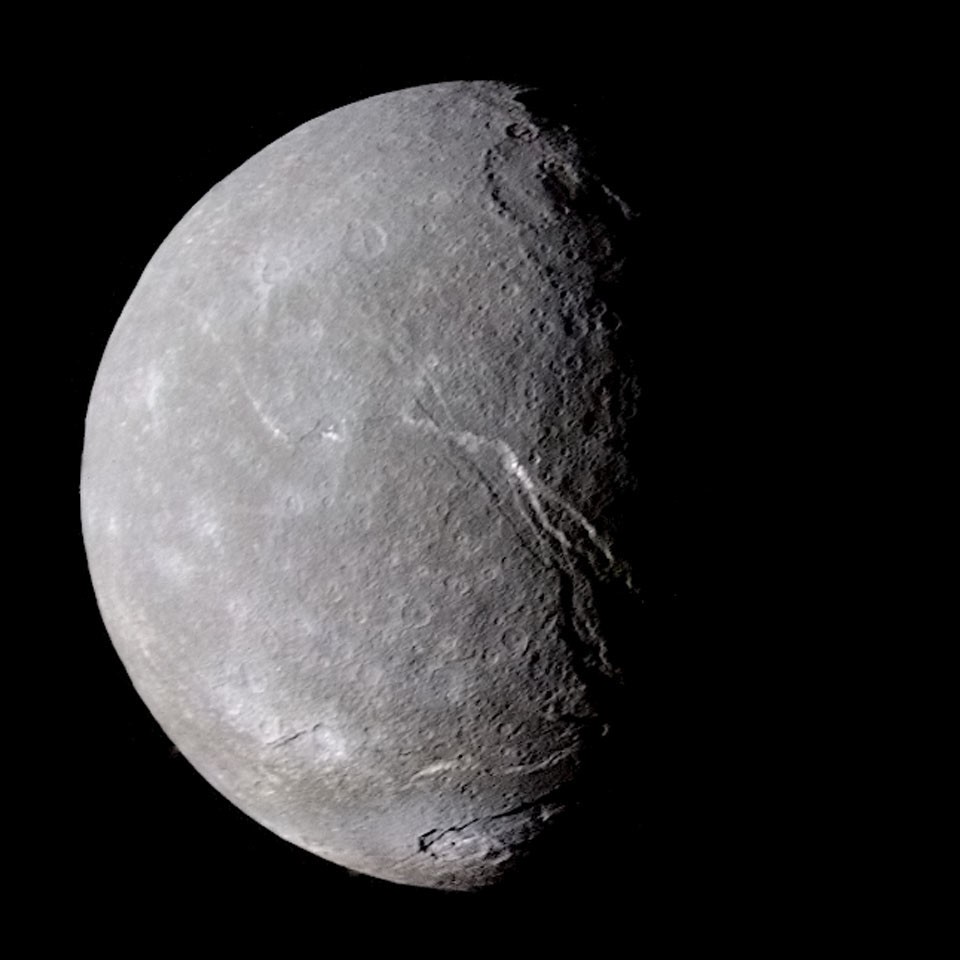 Uranus Largest Moon: Titania — APOD for 2026-03-31