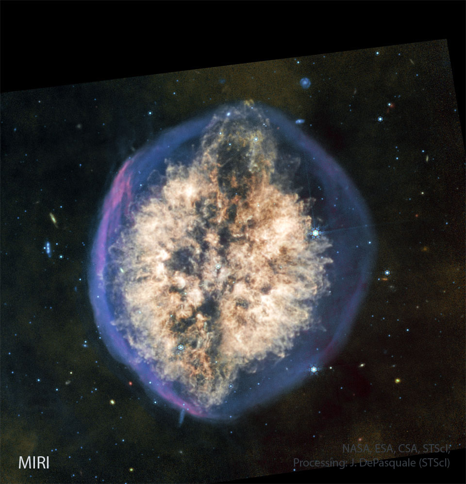 APOD: 2026 March 9 – The Cranium Nebula from the Webb Telescope