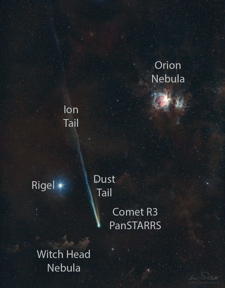 APOD: 2026 May 10 – Comet R3 PanSTARRS and Orion
