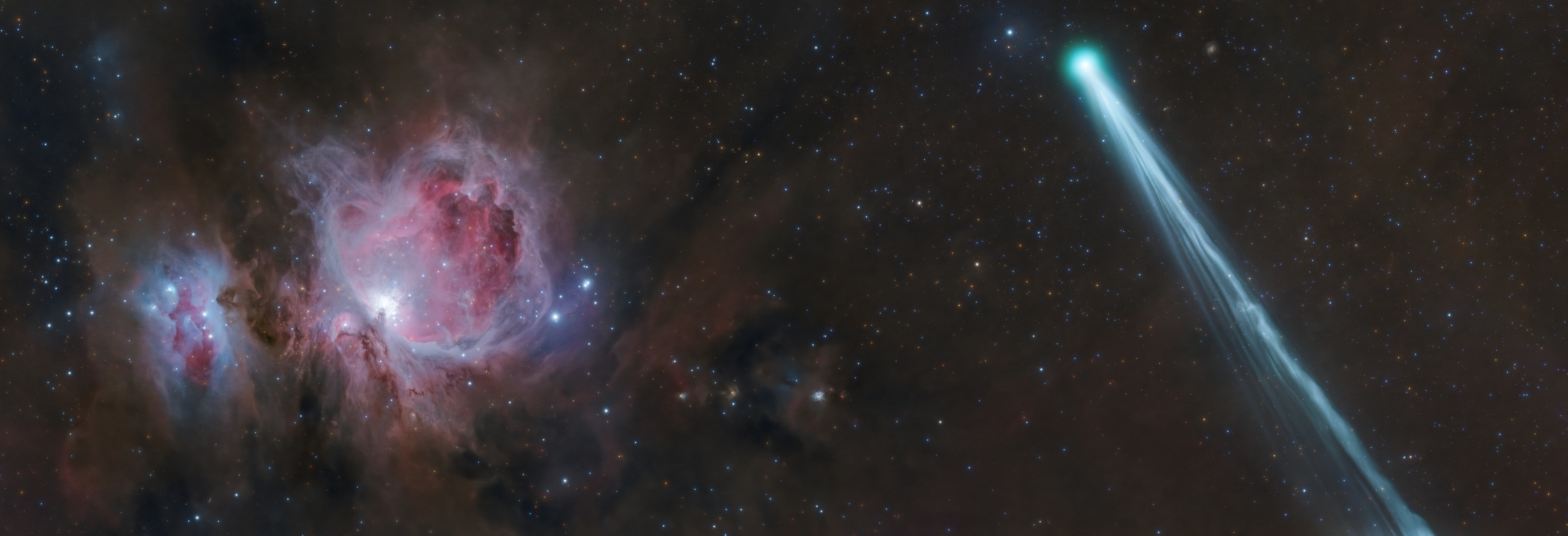 APOD: 2026 May 12 – The Conjunction of Comet R3 PanSTARRS and the Orion Nebula