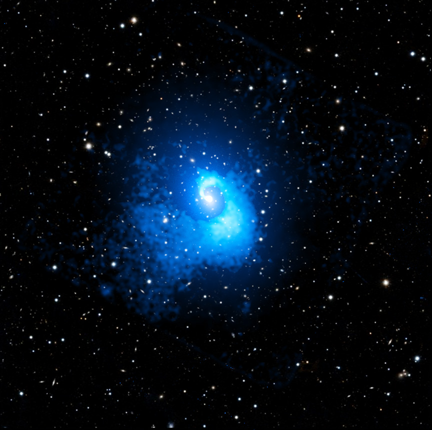 APOD: 2026 May 21 – A Collision of Galaxy Clusters