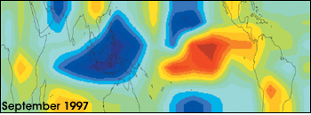 Water vapor map from MLS