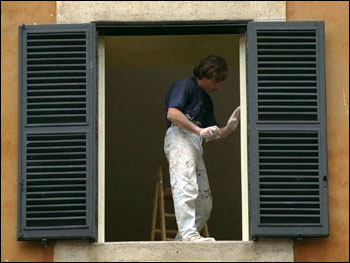 Photograph
of a House Painter