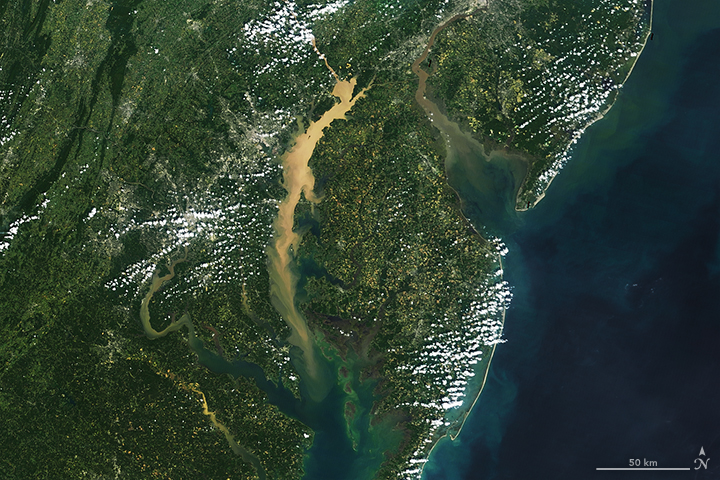 Studying Chesapeake Bay from Above