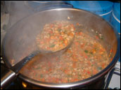Photograph of dehydrated stew