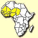 August 1984 Vegetation Anomaly, Africa.