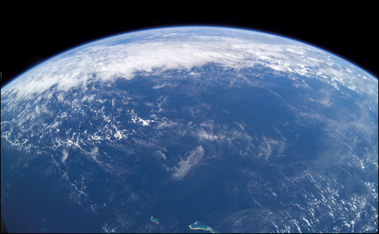 Wide Angle Photograph of the Earth