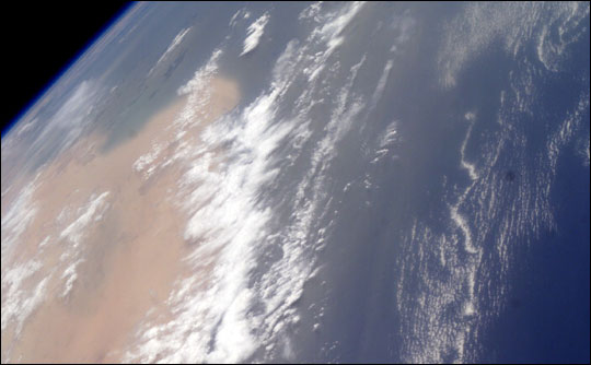 Photograph of Dust off the Coast of Western Africa