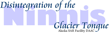 Disintegration of the Ninnis Glacier Tongue