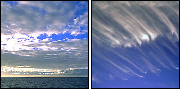 Cirrus and Stratocumulus Clouds