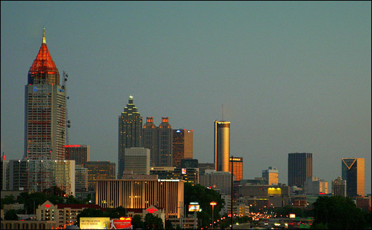 Photograph of the Atlanta skyline