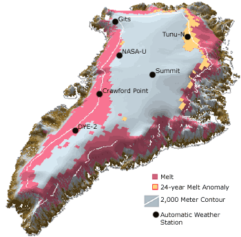 Greenland melt