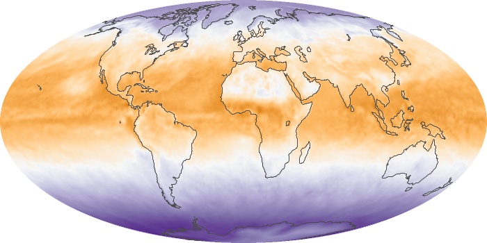 Global Map Net Radiation Image 10