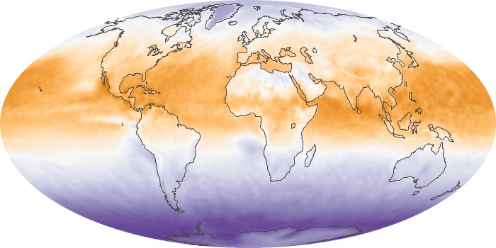 Global Map Net Radiation Image 14