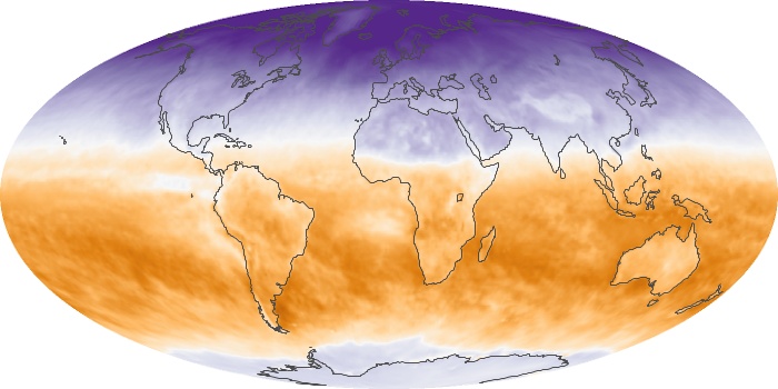 Global Map Net Radiation Image 17