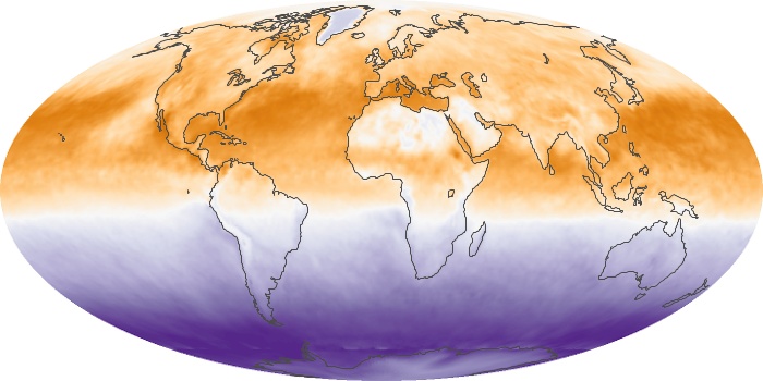 Global Map Net Radiation Image 37