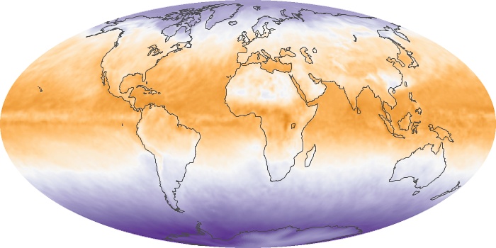 Global Map Net Radiation Image 46