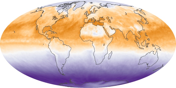 Global Map Net Radiation Image 47