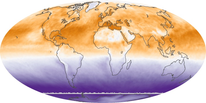 Global Map Net Radiation Image 48