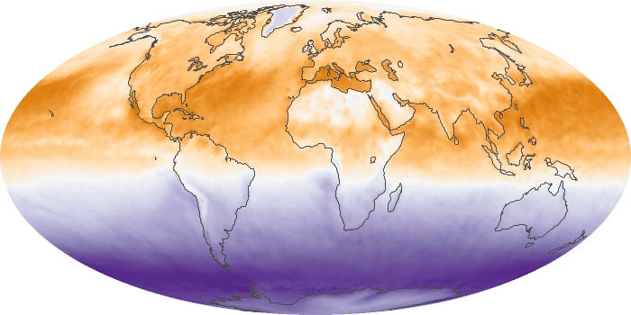 Global Map Net Radiation Image 49