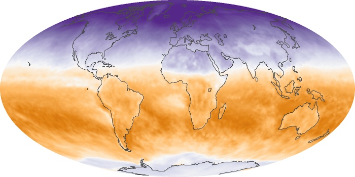 Global Map Net Radiation Image 53