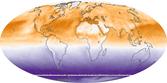 Global Map Net Radiation Image 60