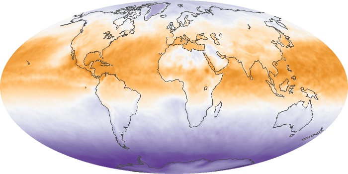 Global Map Net Radiation Image 62