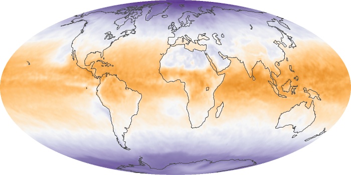 Global Map Net Radiation Image 63