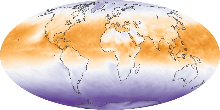 Global Map Net Radiation Image 74