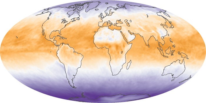 Global Map Net Radiation Image 94