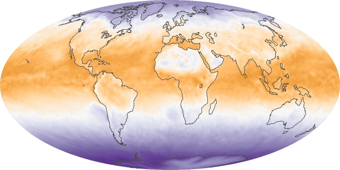 Global Map Net Radiation Image 106