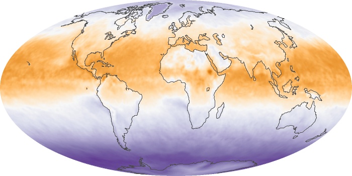 Global Map Net Radiation Image 110