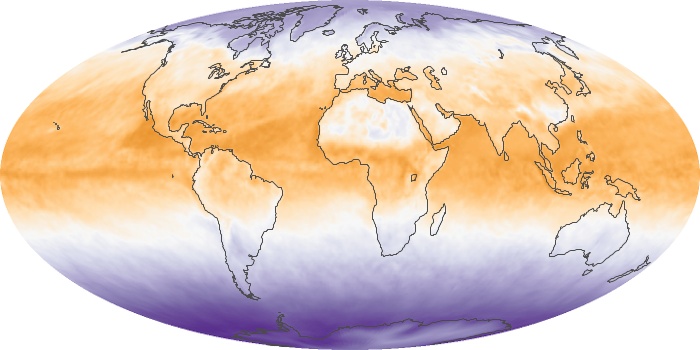 Global Map Net Radiation Image 118