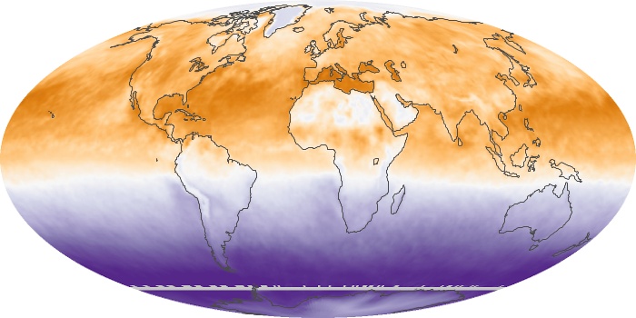 Global Map Net Radiation Image 120