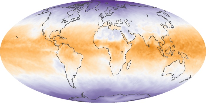 Global Map Net Radiation Image 123