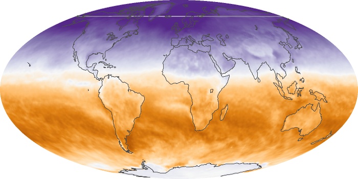 Global Map Net Radiation Image 126